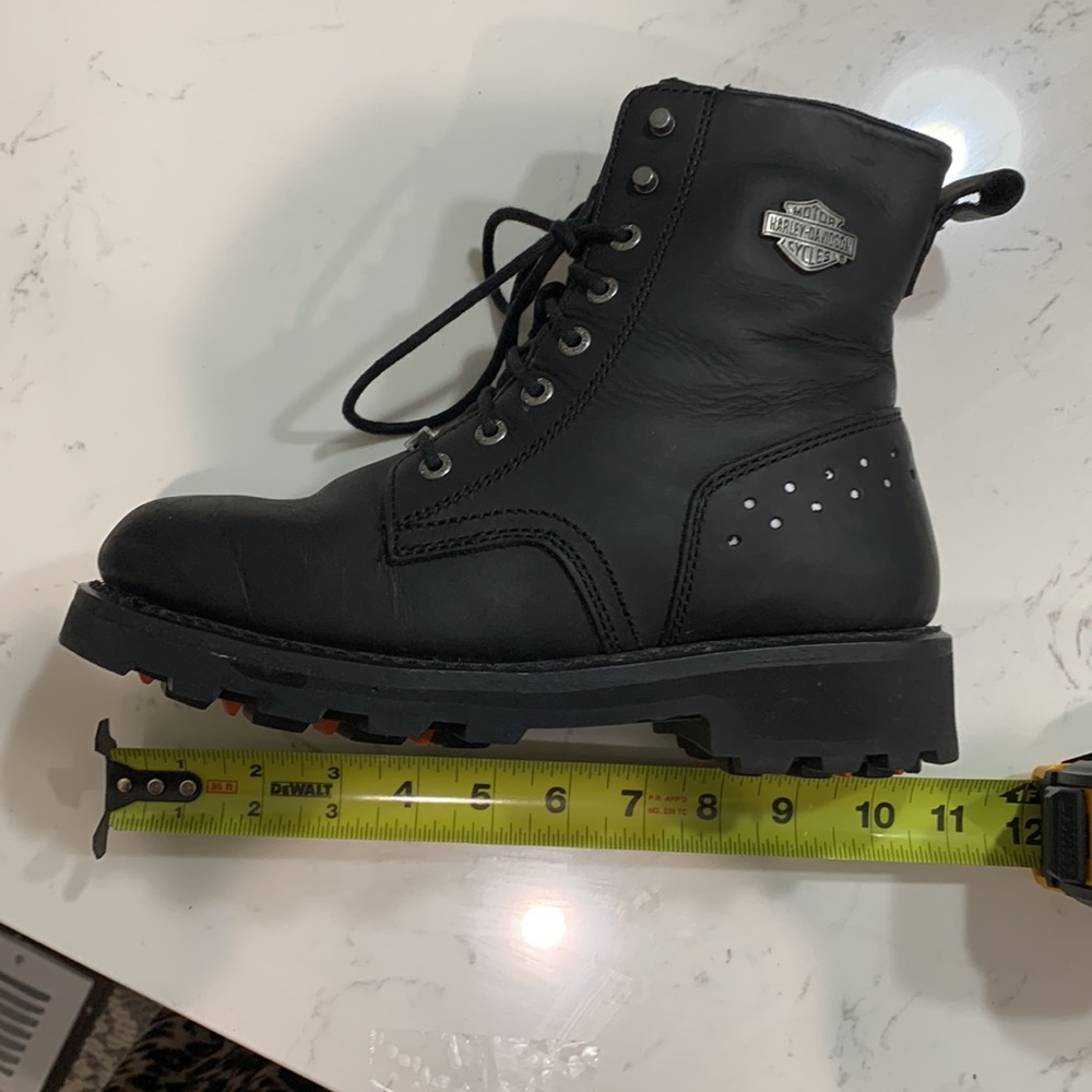 Harley Davidson Lace Up Leather boots - Picture 12 of 17